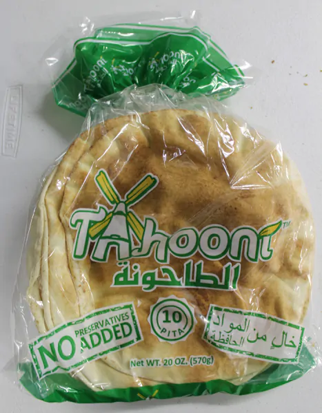 Tahooni White Pita Bread