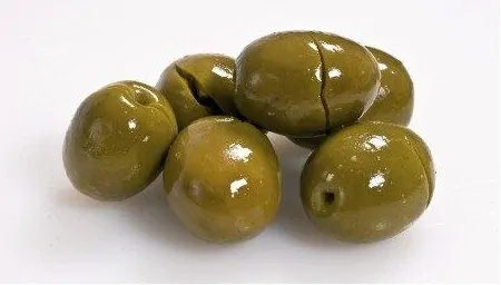 Green Cracked Olives